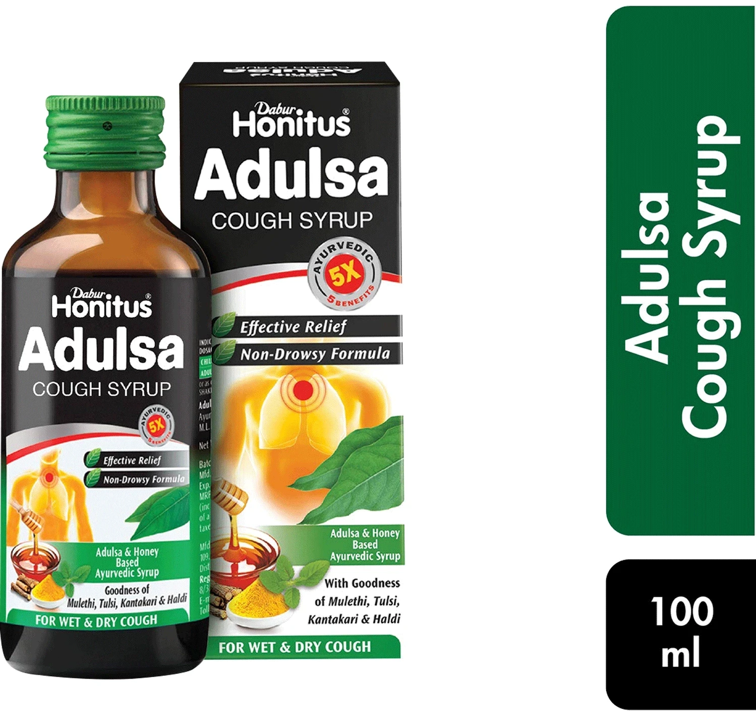 DABUR HONITUS ADULSA COUGH SYRUP 100ml