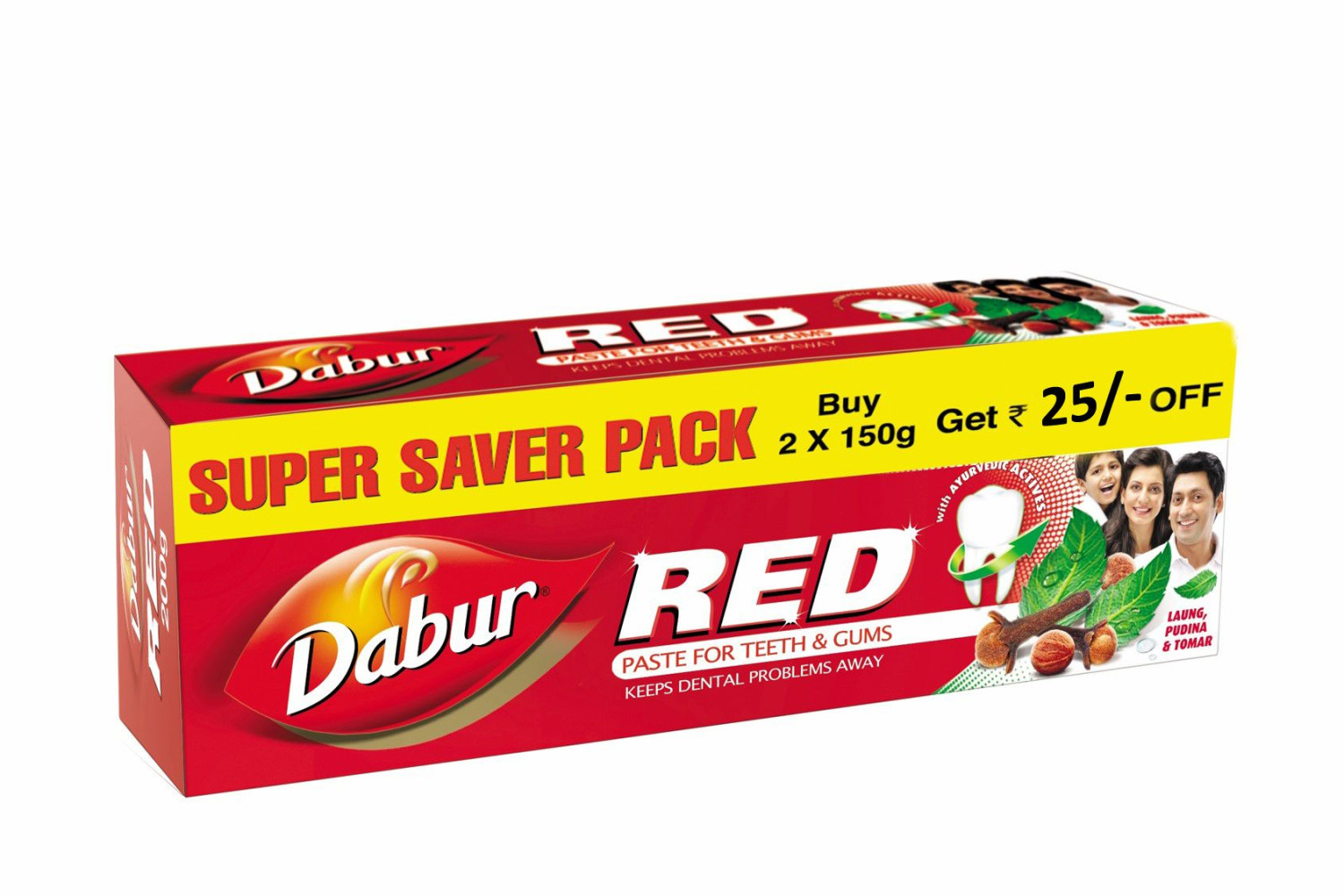 DABUR RED PASTE 150 +150 GMS