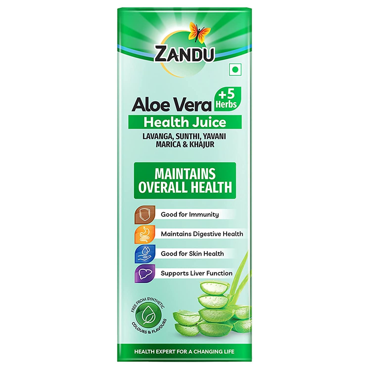 ZANDU ALOEVERA JUICE 1 LTR