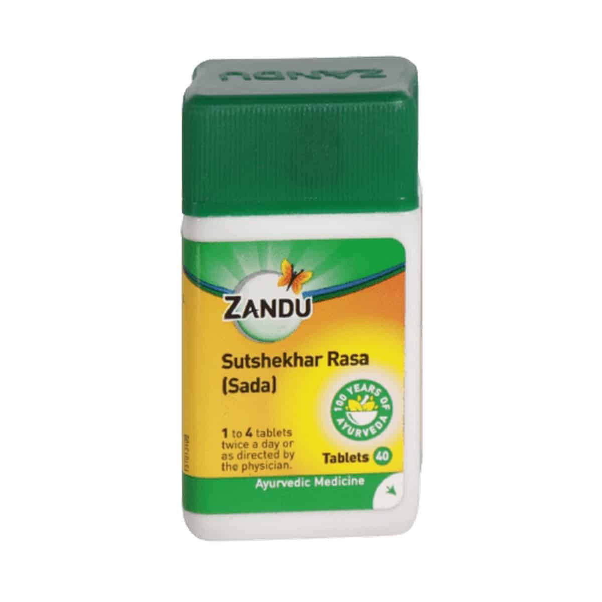 ZANDU SUT SHEKHAR RAS (SADA) 40 TABs