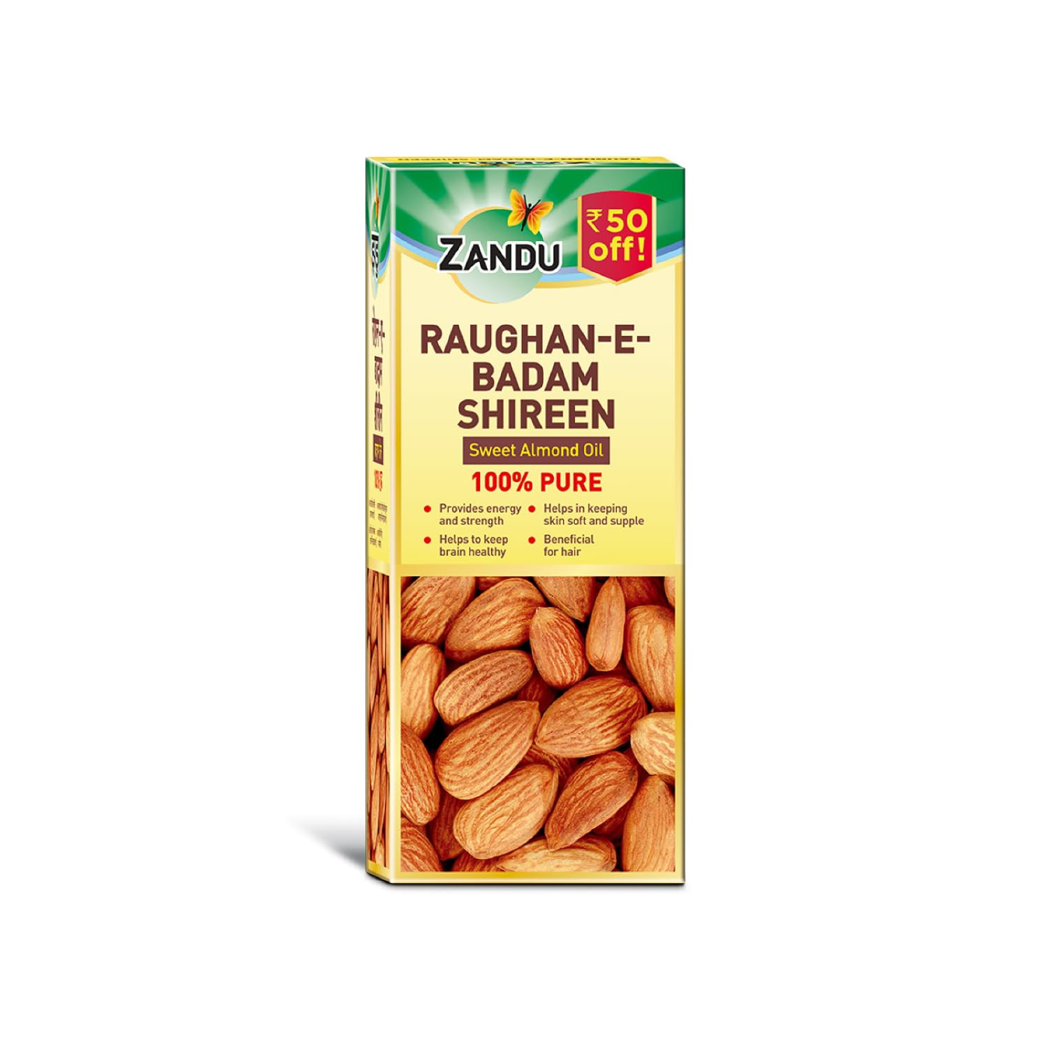 ZANDU RAUGHAN-E-BADAM SHIREEN OIL 100 ML